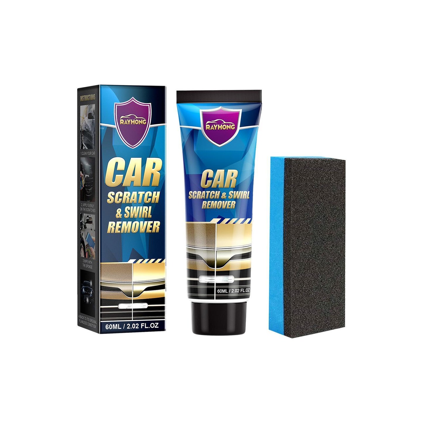 Car Scratch Repair Cream, Car Maintenance, Renovation And Paint Scratch Polishing Repair